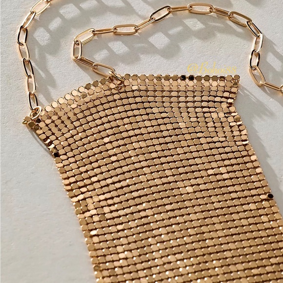 NEW Free People Dancefloor Chainmail Choker - Picture 4 of 13